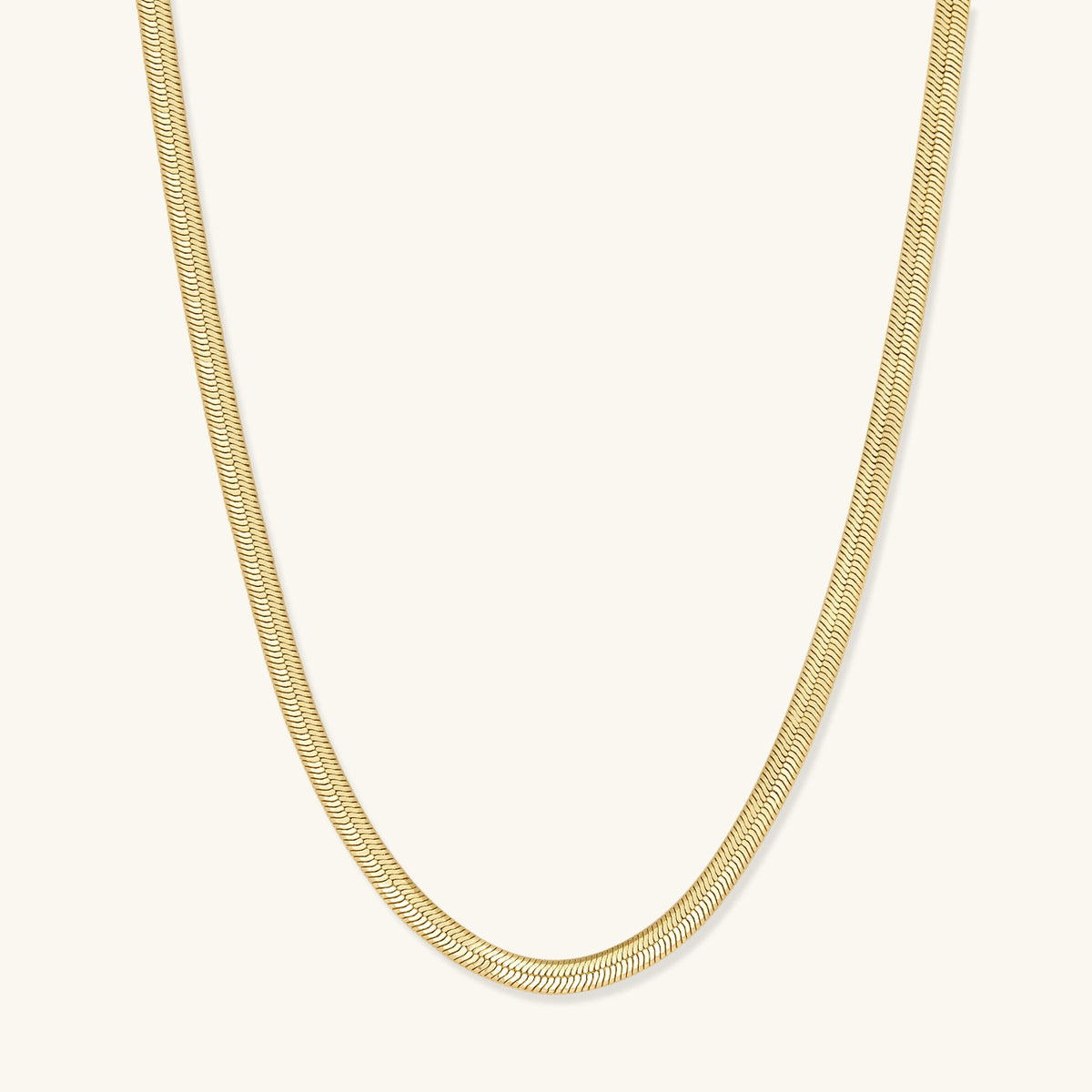 14k Gold-Filled Herringbone Necklace