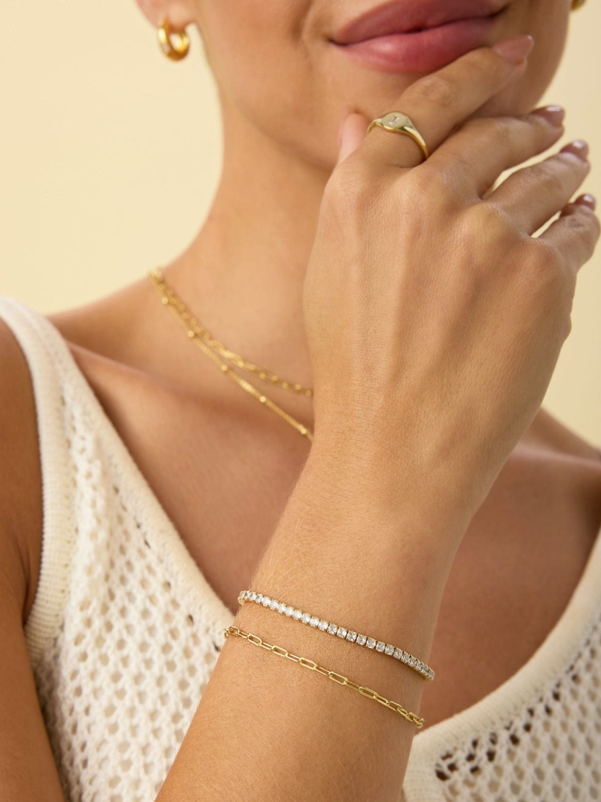 CZ Tennis Bracelet | Finish & Length Options