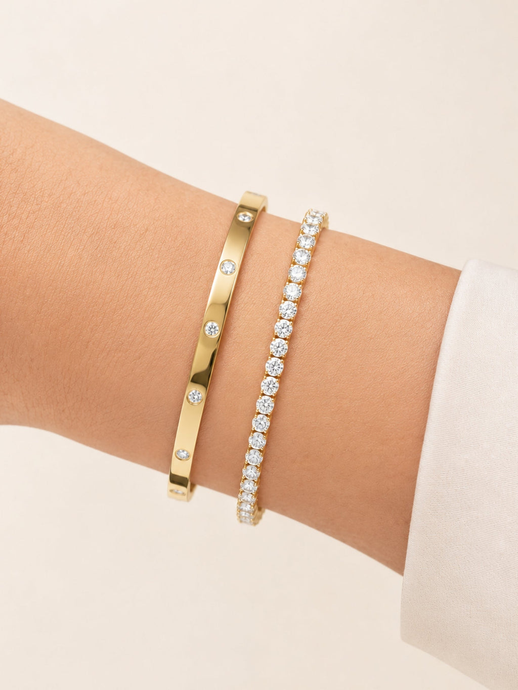 CZ Tennis Bracelet | Finish & Length Options
