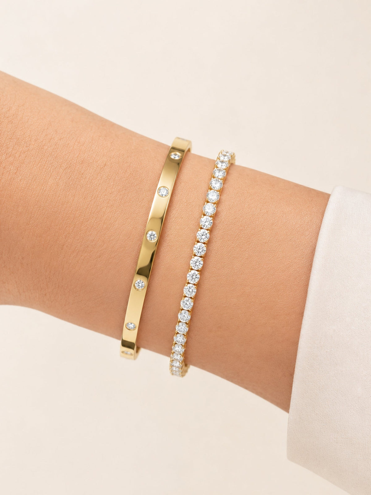 CZ Tennis Bracelet | Finish & Length Options