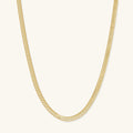 14k gold-filled herringbone necklace